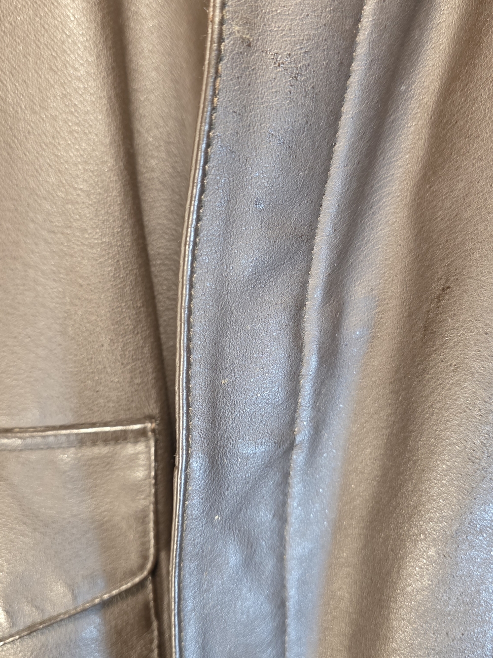Vintage Air Force Airborne Leathers Mens L Flight Bomber Jacket Brown Leather - Picture 10 of 13
